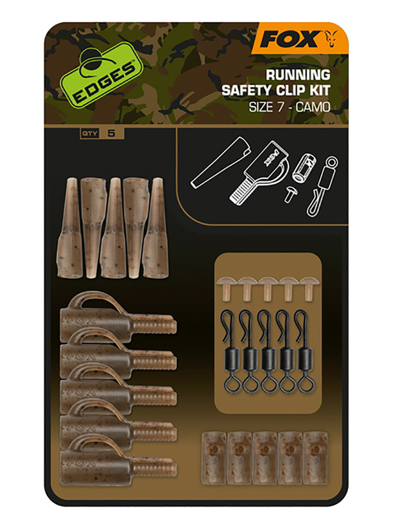 Набор для монтажа Скользящая Безопасная Клипса FOX Camo Running Safety Clip Kit Набор для монтажа Скользящая Безопасная Клипса FOX Camo Running Safety Clip Kit