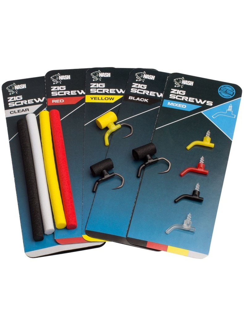 Набор для зиг риг NASH Zig Screws Small, Цвет: Чёрный Набор для зиг риг NASH Zig Screws Small, Цвет: Чёрный