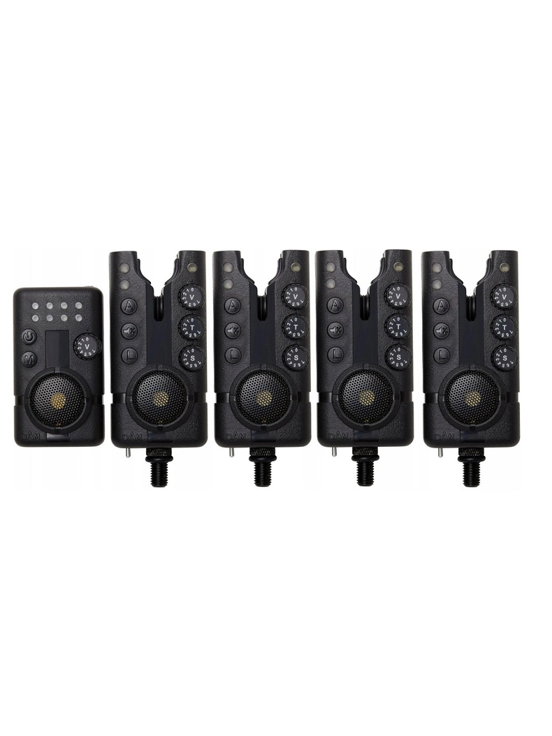 Набор сигнализаторов поклевки D.A.M. HI-T PRO Alarm Set, Набор : 3 + 1, изображение 2