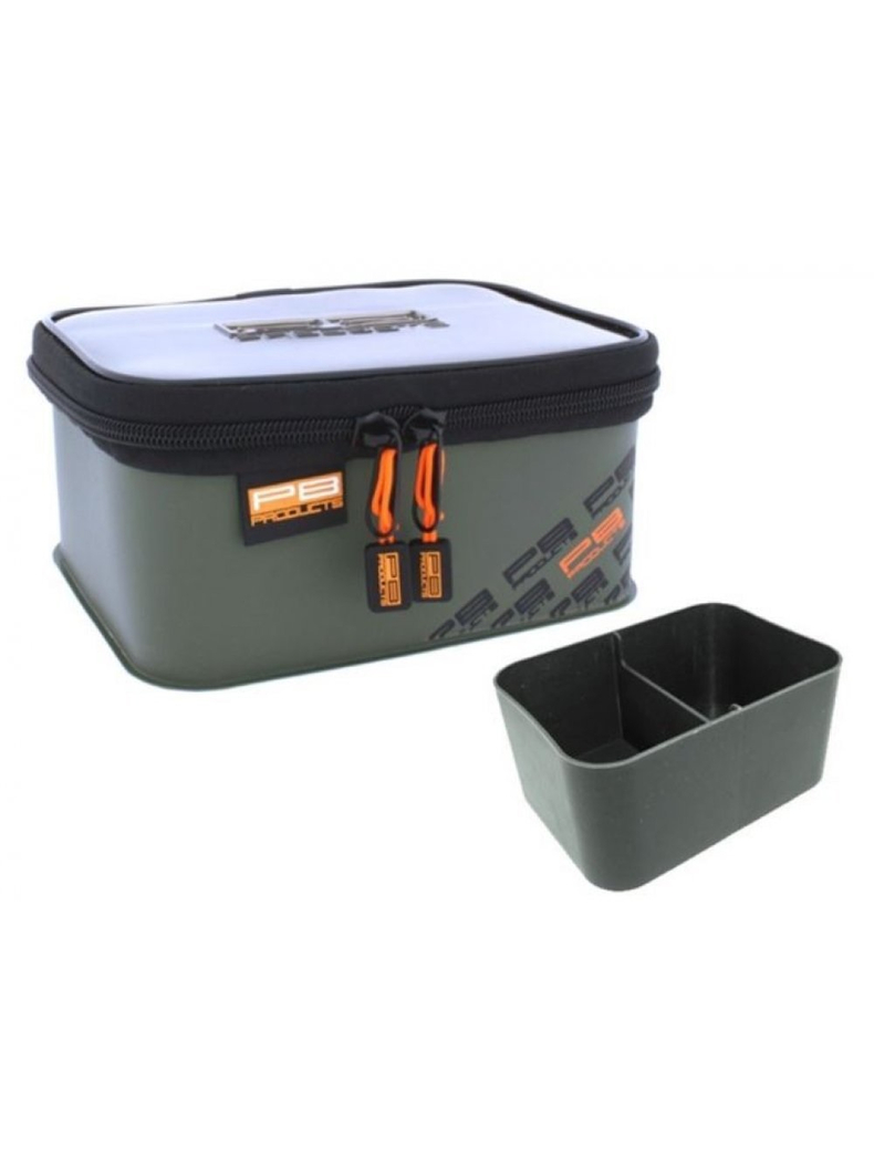 Сумка для аксессуаров c контейнером PB Products End Tackle EVA BaX 3 Compartments, Размер: M, изображение 4 Сумка для аксессуаров c контейнером PB Products End Tackle EVA BaX 3 Compartments, Размер: M, изображение 4