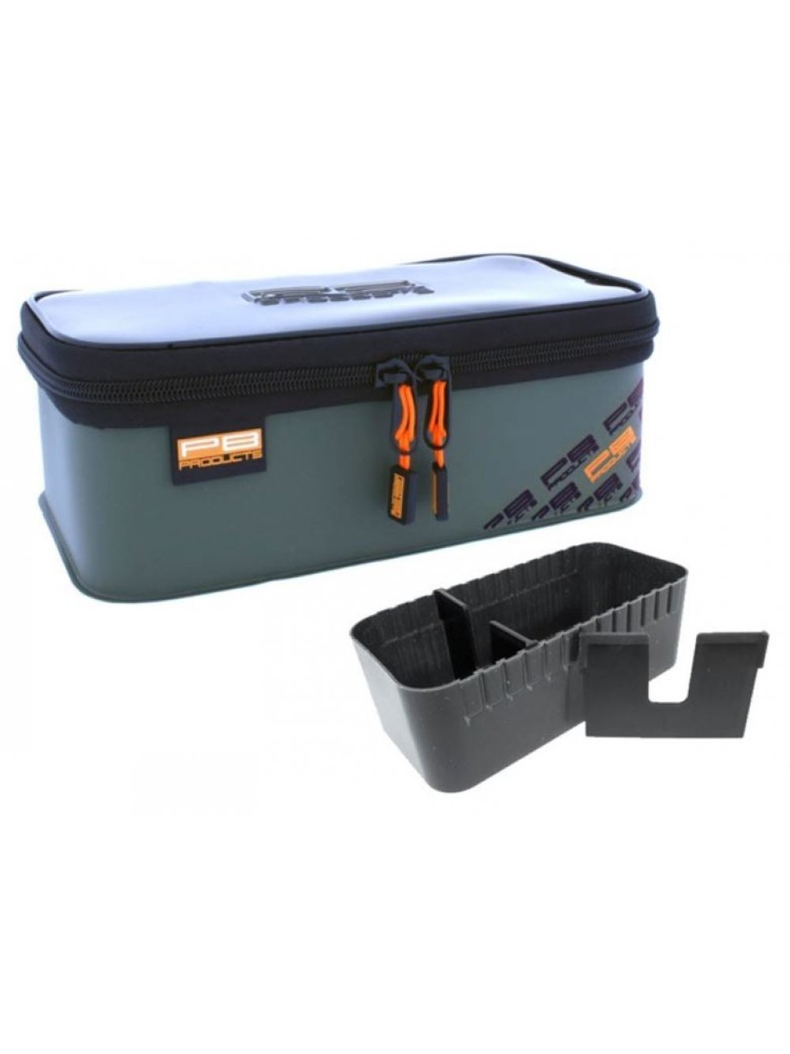 Сумка для аксессуаров c контейнером PB Products End Tackle EVA BaX 3 Compartments, Размер: M, изображение 2 Сумка для аксессуаров c контейнером PB Products End Tackle EVA BaX 3 Compartments, Размер: M, изображение 2