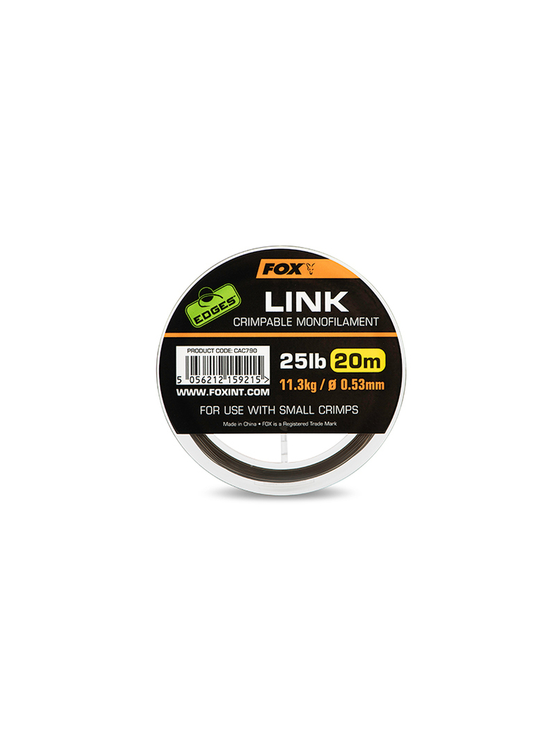 Поводковый моно материал FOX Link Trans Khaki Mono EDGES, Тест: 35.00 lb Поводковый моно материал FOX Link Trans Khaki Mono EDGES, Тест: 35.00 lb