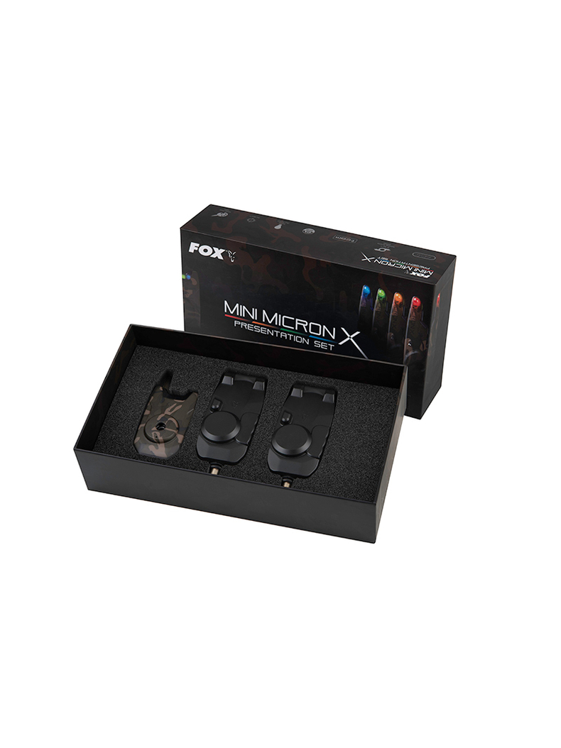 Электронный сигнализатор поклёвки FOX Mini Micron X CAMO, Набор : 3 + 1, изображение 4 Электронный сигнализатор поклёвки FOX Mini Micron X CAMO, Набор : 3 + 1, изображение 4