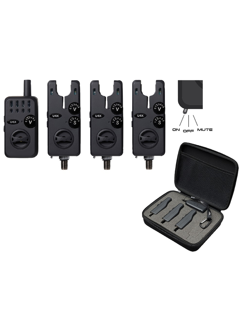 Набор сигнализаторов поклевки D.A.M. U4X Alarm Set 3+1, изображение 3