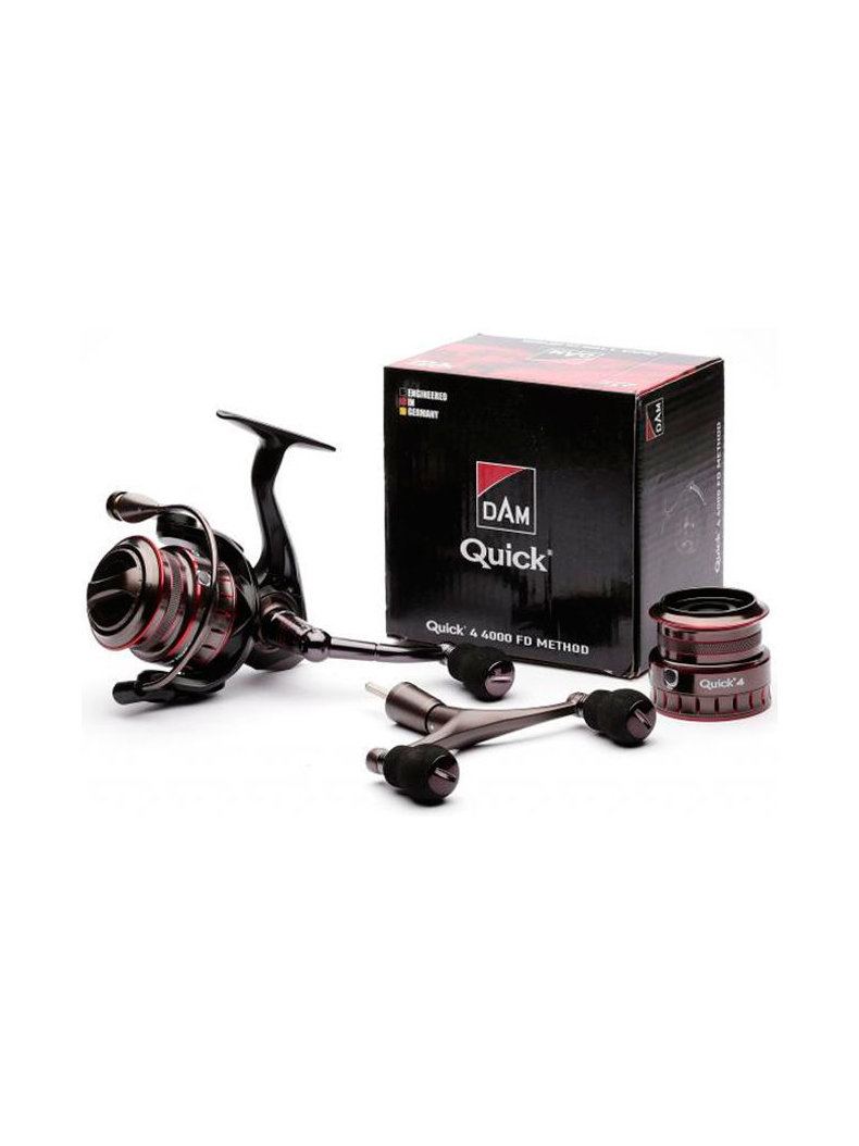 Катушка с передним фрикционом D.A.M. QUICK 4 METHOD 4000 FD 6+1BB, изображение 2