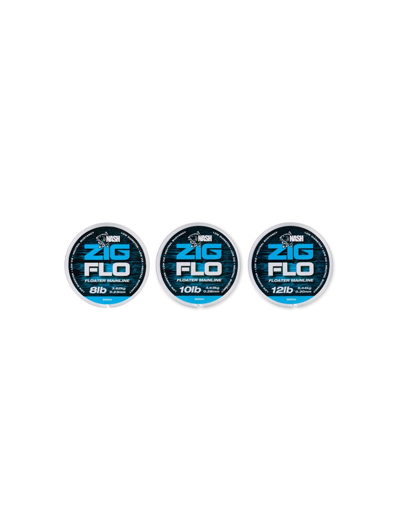 Леска плавающая для зиг риг NASH Zig Flo 300м, Диаметр лески: 0.30 мм, изображение 2 Леска плавающая для зиг риг NASH Zig Flo 300м, Диаметр лески: 0.30 мм, изображение 2