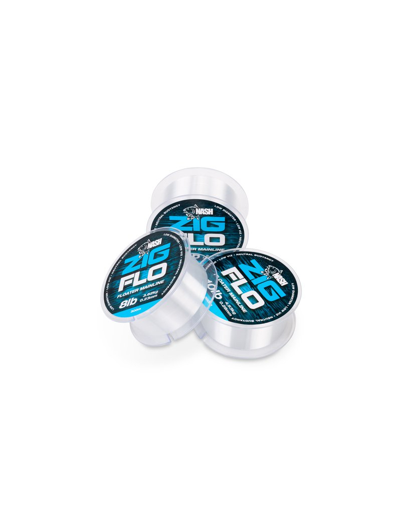 Леска плавающая для зиг риг NASH Zig Flo 300м, Диаметр лески: 0.30 мм Леска плавающая для зиг риг NASH Zig Flo 300м, Диаметр лески: 0.30 мм