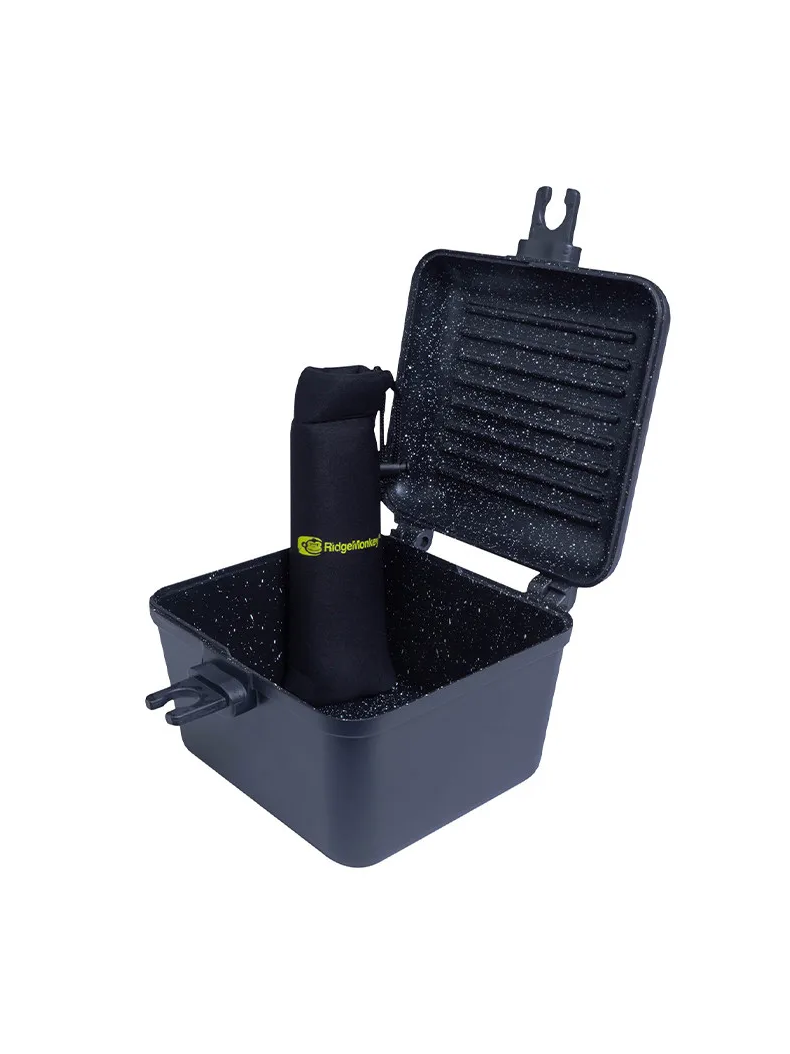 Набор посуды Ridge Monkey Connect Deep Pan & Griddle Granite Edition, Размер: XL, изображение 7 Набор посуды Ridge Monkey Connect Deep Pan & Griddle Granite Edition, Размер: XL, изображение 7