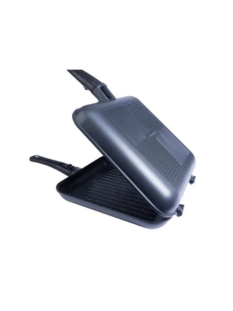 Большая двойная сковорода Ridge Monkey Connect Pan & Griddle XXL Granite Edition, изображение 3 Большая двойная сковорода Ridge Monkey Connect Pan & Griddle XXL Granite Edition, изображение 3