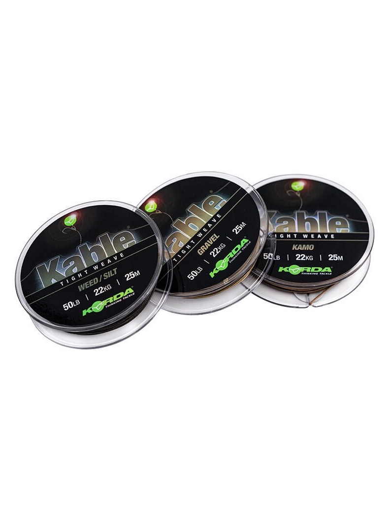 Лидкор KORDA Kable Tight Weave 25м, Цвет: Gravel (Гравий) Лидкор KORDA Kable Tight Weave 25м, Цвет: Gravel (Гравий)