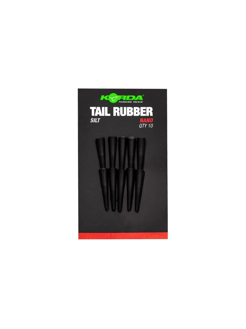 Противозакручиватель конусный KORDA Tail Rubber Nano, Цвет: Weed (Водоросли), изображение 3 Противозакручиватель конусный KORDA Tail Rubber Nano, Цвет: Weed (Водоросли), изображение 3