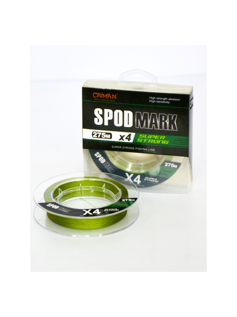 Шнур плетеный CAIMAN Spod & Mark, Диаметр лески: 0.16 мм