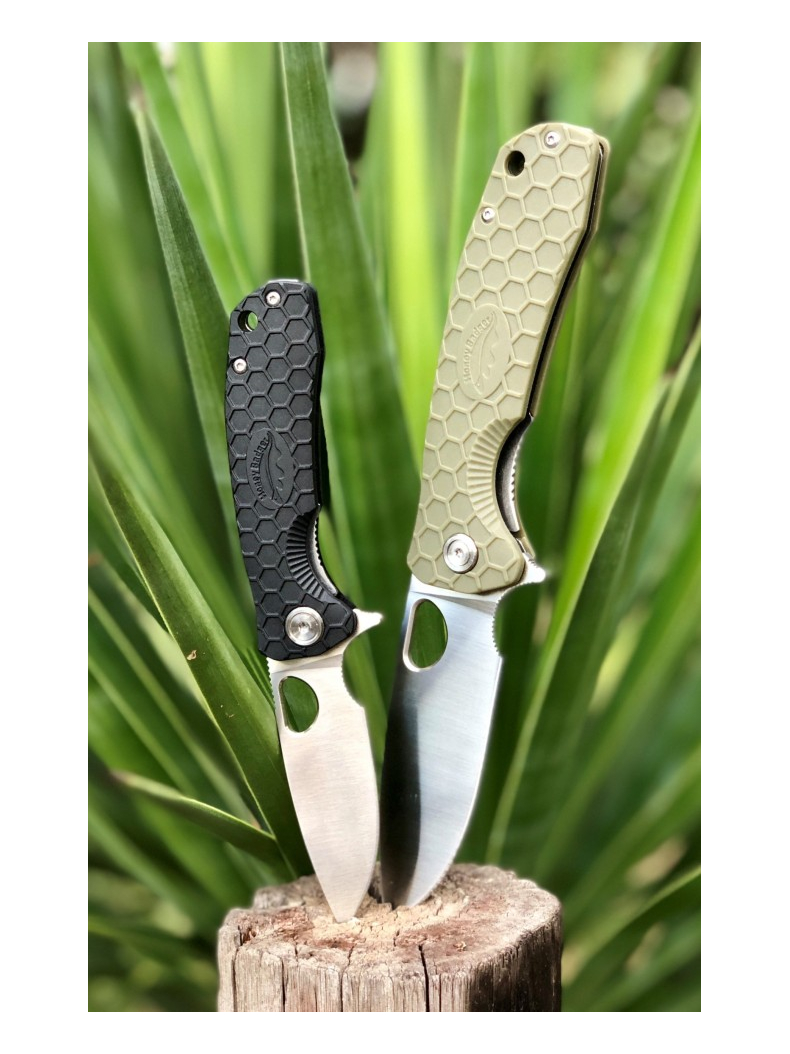 Нож HONEY BADGER Flipper с чёрной рукоятью, Размер: Medium, изображение 10