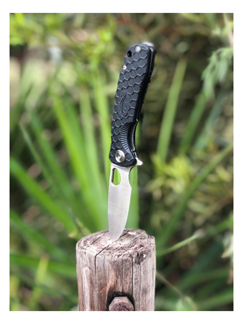 Нож HONEY BADGER Flipper с чёрной рукоятью, Размер: Medium, изображение 9