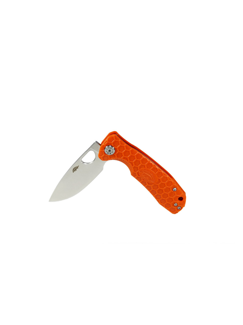 Нож HONEY BADGER Flipper с оранжевой рукоятью, Размер: Medium, изображение 5