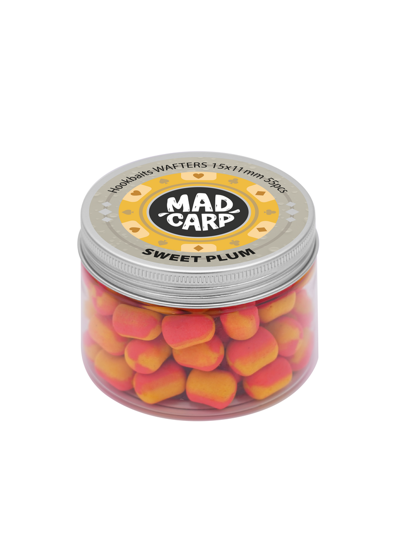 Вафтерсы Mad Carp Baits SWEET PLUM (Слива) Wafters, Диаметр: 15 х 11 мм Вафтерсы Mad Carp Baits SWEET PLUM (Слива) Wafters, Диаметр: 15 х 11 мм
