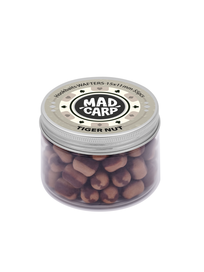 Вафтерсы Mad Carp Baits TIGER NUT (Тигровый Орех) Wafters, Диаметр: 15 х 11 мм Вафтерсы Mad Carp Baits TIGER NUT (Тигровый Орех) Wafters, Диаметр: 15 х 11 мм
