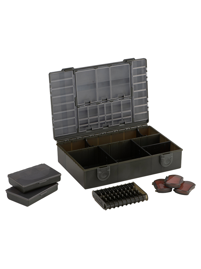 Текл бокс с наполнением FOX Loaded Medium Tackle Box EDGES Текл бокс с наполнением FOX Loaded Medium Tackle Box EDGES