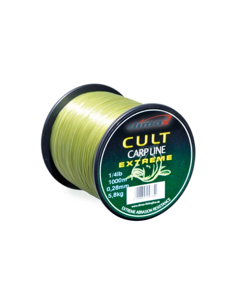 Леска CLIMAX CULT Carp Extreme Line оливковая, Диаметр лески: 0.40 мм