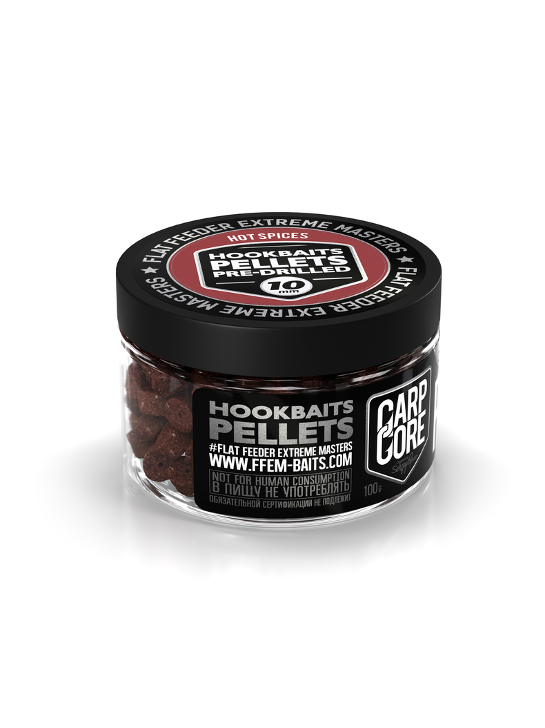 Пеллетс насадочный FFEM Hookbaits Pellets Hot Spices (Острые Специи), Диаметр: 13 мм, изображение 2 Пеллетс насадочный FFEM Hookbaits Pellets Hot Spices (Острые Специи), Диаметр: 13 мм, изображение 2