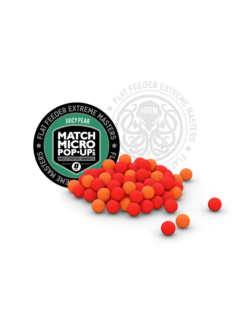 Плавающие насадочные бойлы FFEM Pop-Up Micro Juicy Pear (Груша) 8mm, изображение 2 Плавающие насадочные бойлы FFEM Pop-Up Micro Juicy Pear (Груша) 8mm, изображение 2