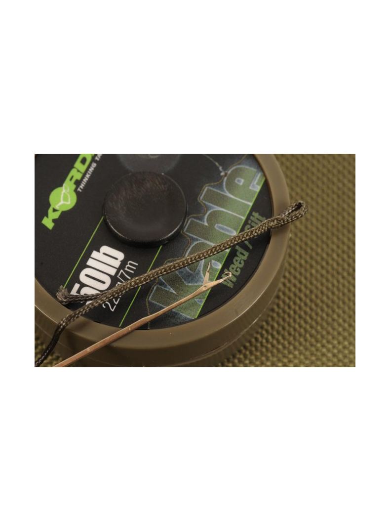 Лидкор KORDA Kable Tight Weave 25м, Цвет: Gravel (Гравий), изображение 5 Лидкор KORDA Kable Tight Weave 25м, Цвет: Gravel (Гравий), изображение 5