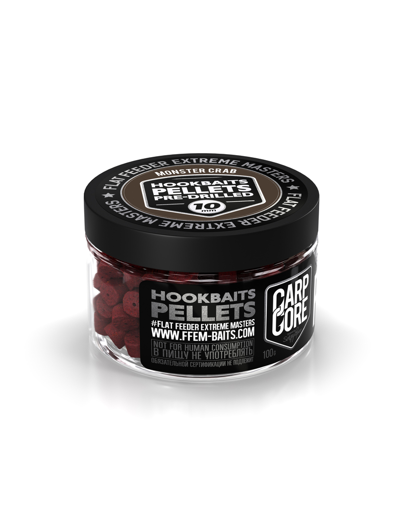 Пеллетс насадочныйFFEM Hookbaits Pellets Monster Crab  (Монстр Краб), Диаметр: 13 мм, изображение 2 Пеллетс насадочныйFFEM Hookbaits Pellets Monster Crab  (Монстр Краб), Диаметр: 13 мм, изображение 2