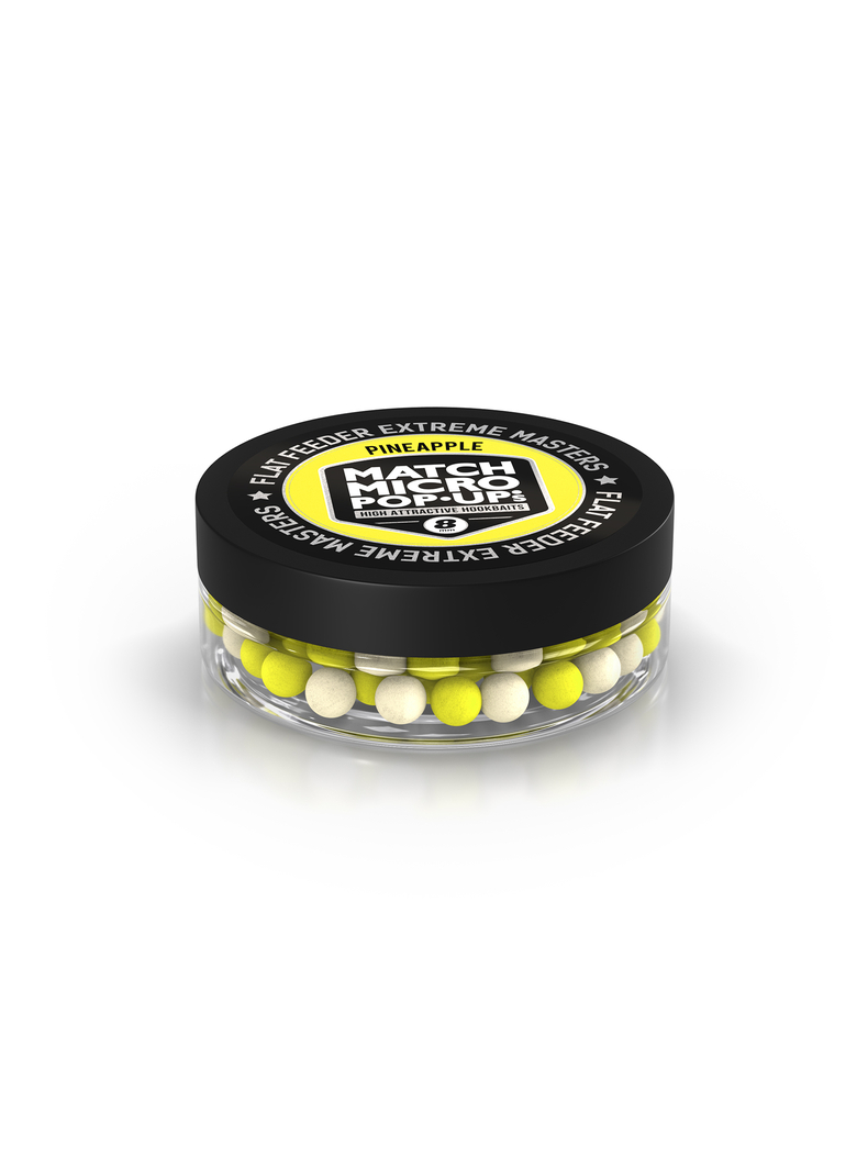 Плавающие насадочные бойлы FFEM Pop-Up Micro Pineapple (Ананас) 8mm Плавающие насадочные бойлы FFEM Pop-Up Micro Pineapple (Ананас) 8mm