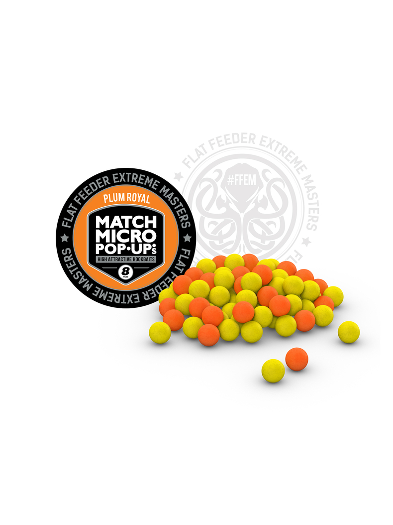 Плавающие насадочные бойлы FFEM Pop-Up Micro Plum Royal (Слива) 8mm, изображение 2 Плавающие насадочные бойлы FFEM Pop-Up Micro Plum Royal (Слива) 8mm, изображение 2