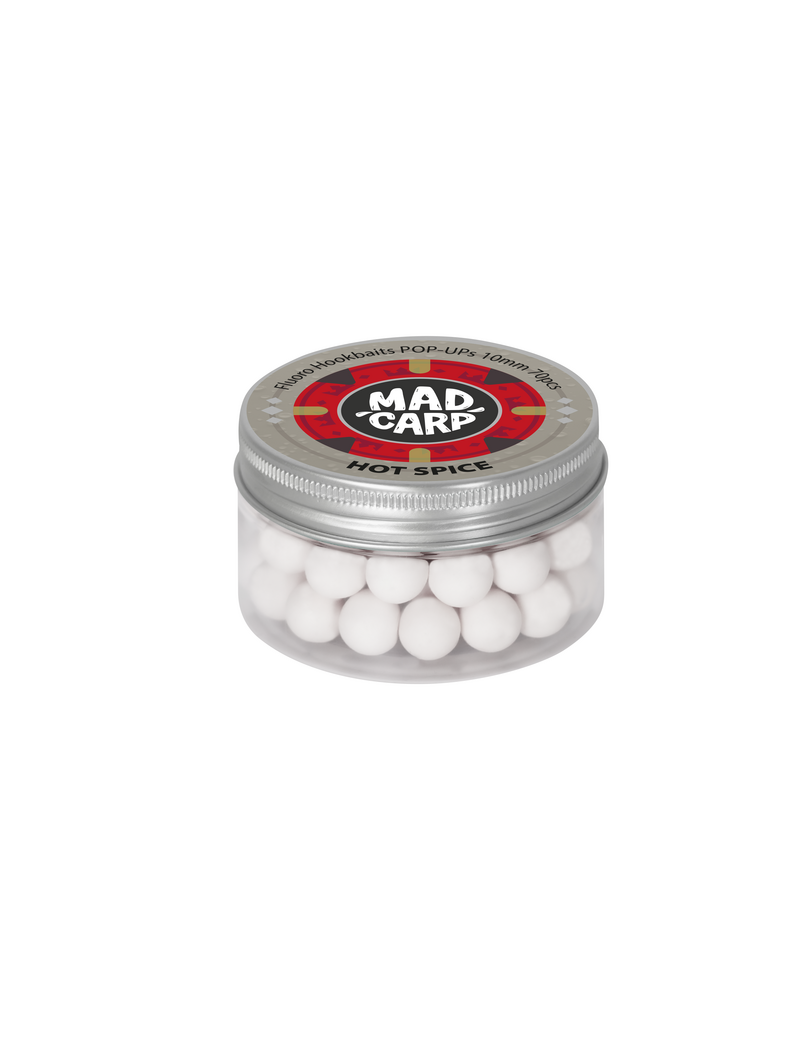 Бойлы плавающие Mad Carp Baits HOT SPICE Pop-Ups (Острые Специи), Диаметр: 10 мм, изображение 2