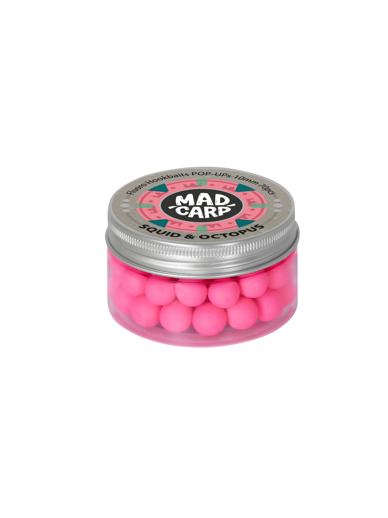 Бойлы плавающие Mad Carp Baits SQUID & OCTOPUS Pop-Ups (Кальмар и Осьминог), Диаметр: 10 мм, изображение 2