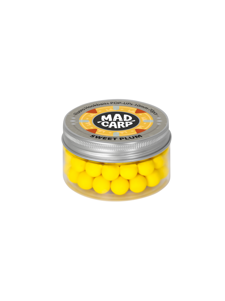 Бойлы плавающие Mad Carp Baits Pop-Ups SWEET PLUM (Слива), Диаметр: 10 мм, изображение 2 Бойлы плавающие Mad Carp Baits Pop-Ups SWEET PLUM (Слива), Диаметр: 10 мм, изображение 2