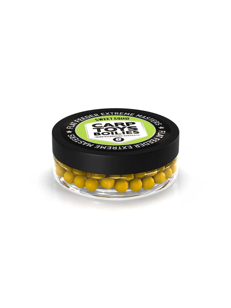 Насадочные тонущие бойлы FFEM Hookbaits Boilies Sweet Squid (Кальмар и Фрукты) 8mm