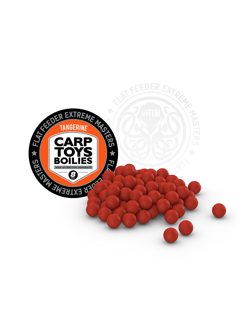 Насадочные тонущие бойлы FFEM Hookbaits Boilies Tangerine (Мандарин) 8mm, изображение 2 Насадочные тонущие бойлы FFEM Hookbaits Boilies Tangerine (Мандарин) 8mm, изображение 2