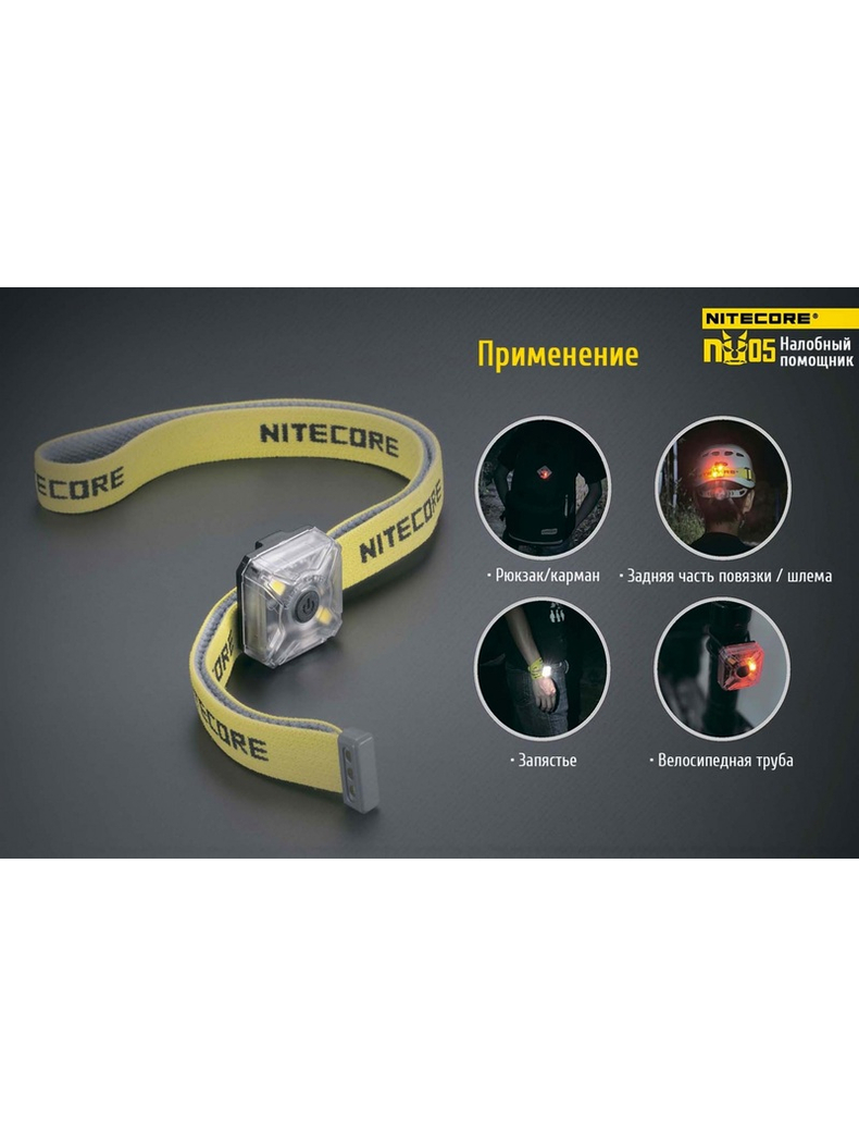 Фонарь NITECORE NU05 V2 KIT, изображение 6
