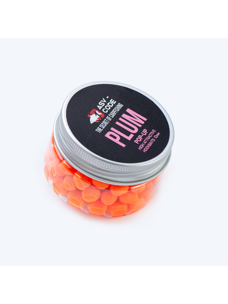 Плавающие бойлы ASV-CODE Pop-Up Plum (Слива), Диаметр: 10 мм