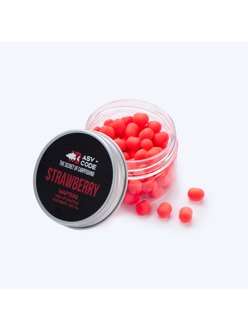 Вафтерсы ASV CODE Wafters Strawberry (Клубника) 10 х 7 мм, изображение 2 Вафтерсы ASV CODE Wafters Strawberry (Клубника) 10 х 7 мм, изображение 2