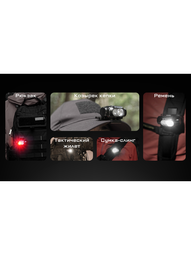 Налобный фонарь NITECORE HA11, изображение 4