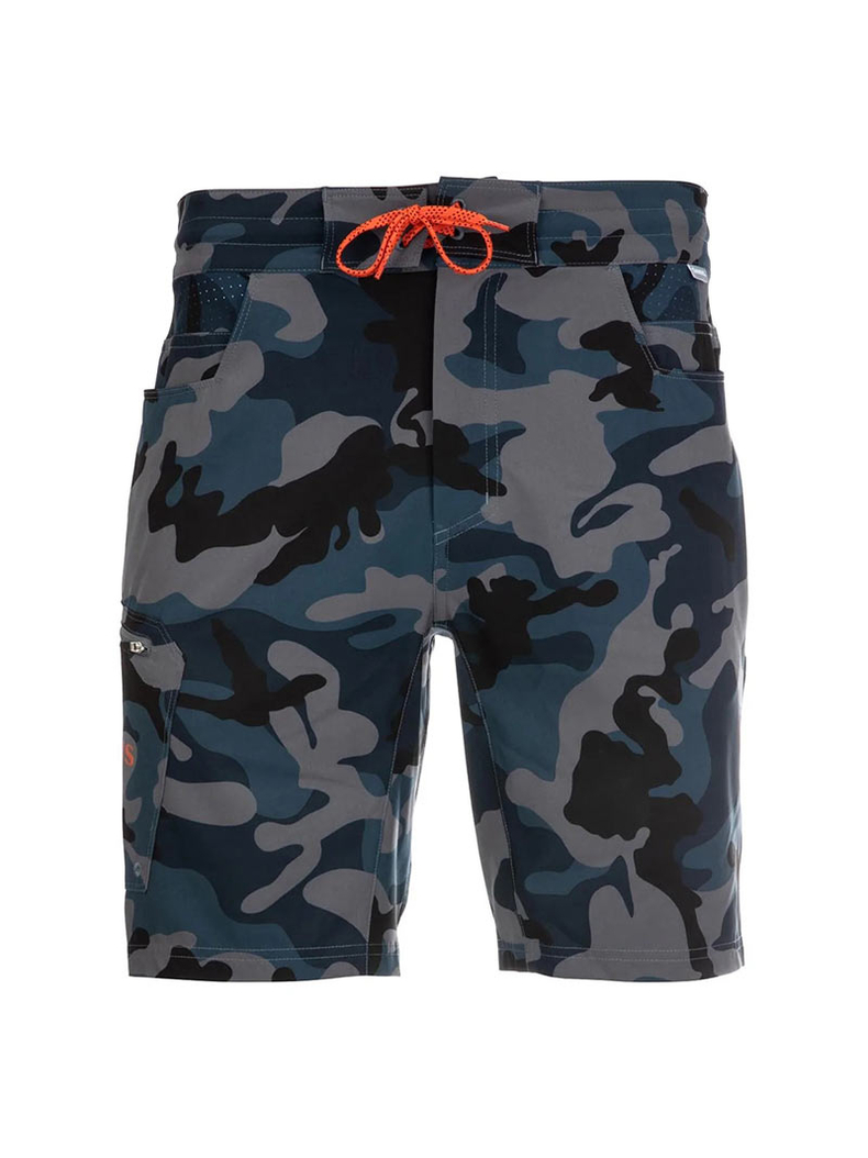 Шорты SIMMS Seamount Board Shorts Woodland Camo Storm, Размер: S Шорты SIMMS Seamount Board Shorts Woodland Camo Storm, Размер: S