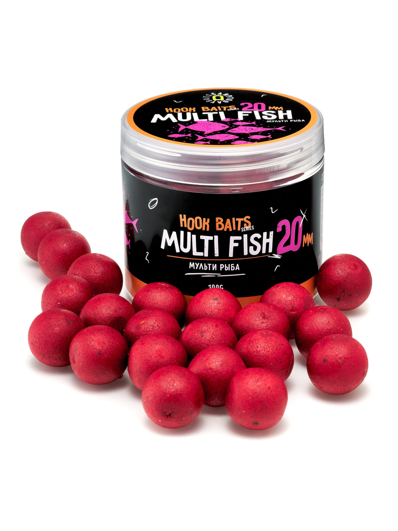 Бойлы насадочные Carptoday Baits Multi Fish (Мульти Фиш), Диаметр: 20 мм, Вкус: Мульти Фиш