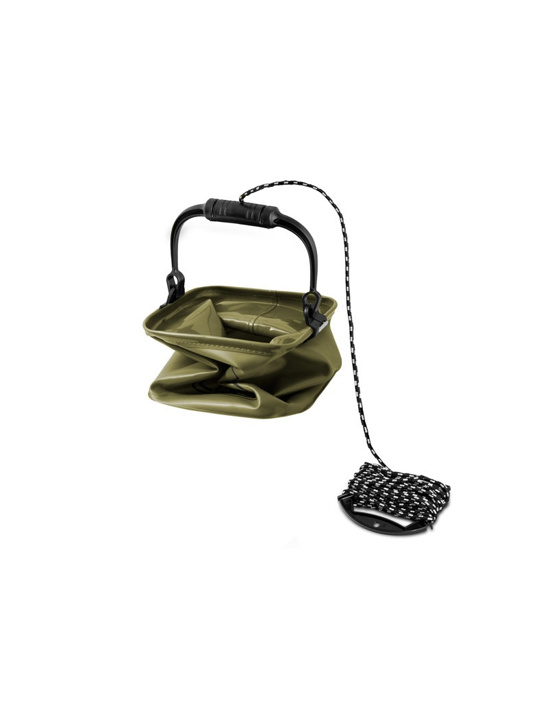 Мягкое ведро с веревкой DELPHIN CUBO Folding Bucket 5L, изображение 2
