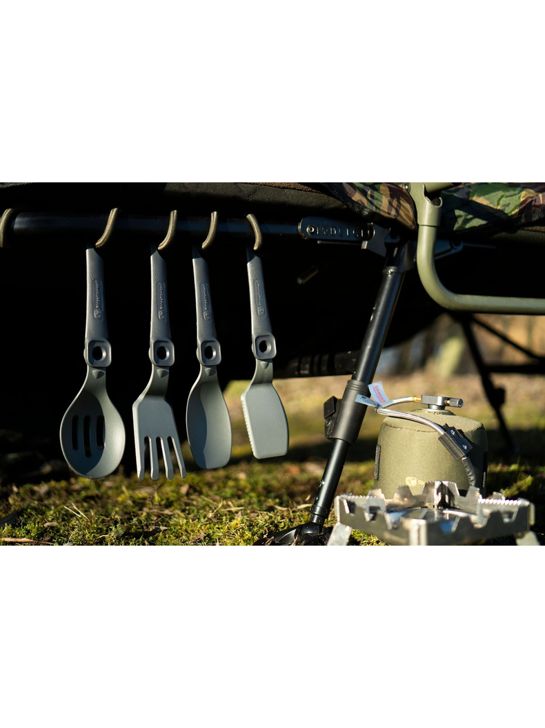 Набор столовых приборов Ridge Monkey Q-Lock Utensil Set, изображение 7 Набор столовых приборов Ridge Monkey Q-Lock Utensil Set, изображение 7