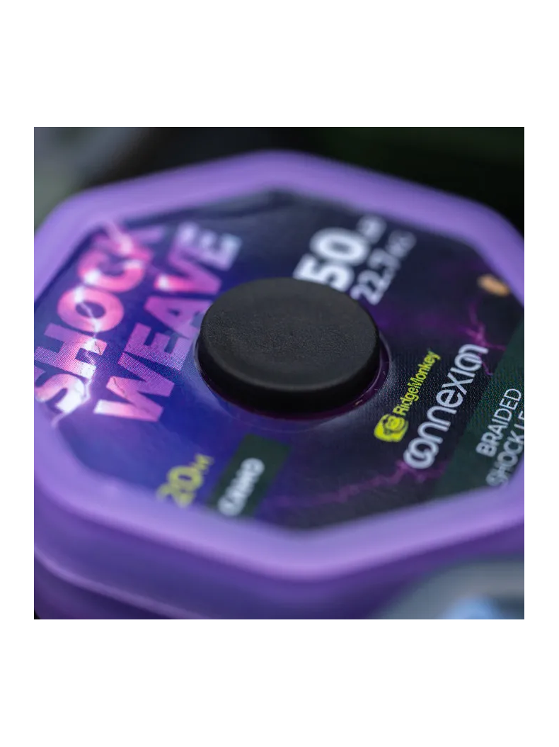 Шок-лидер плетеный Ridge Monkey Connexion Shock Weave Braided Shock Leader, изображение 3 Шок-лидер плетеный Ridge Monkey Connexion Shock Weave Braided Shock Leader, изображение 3