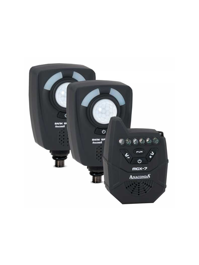 Датчики движения с пейджером ANACONDA NIGHTHAWK MGX-7 Bank Watcher Set 2+1, изображение 2 Датчики движения с пейджером ANACONDA NIGHTHAWK MGX-7 Bank Watcher Set 2+1, изображение 2