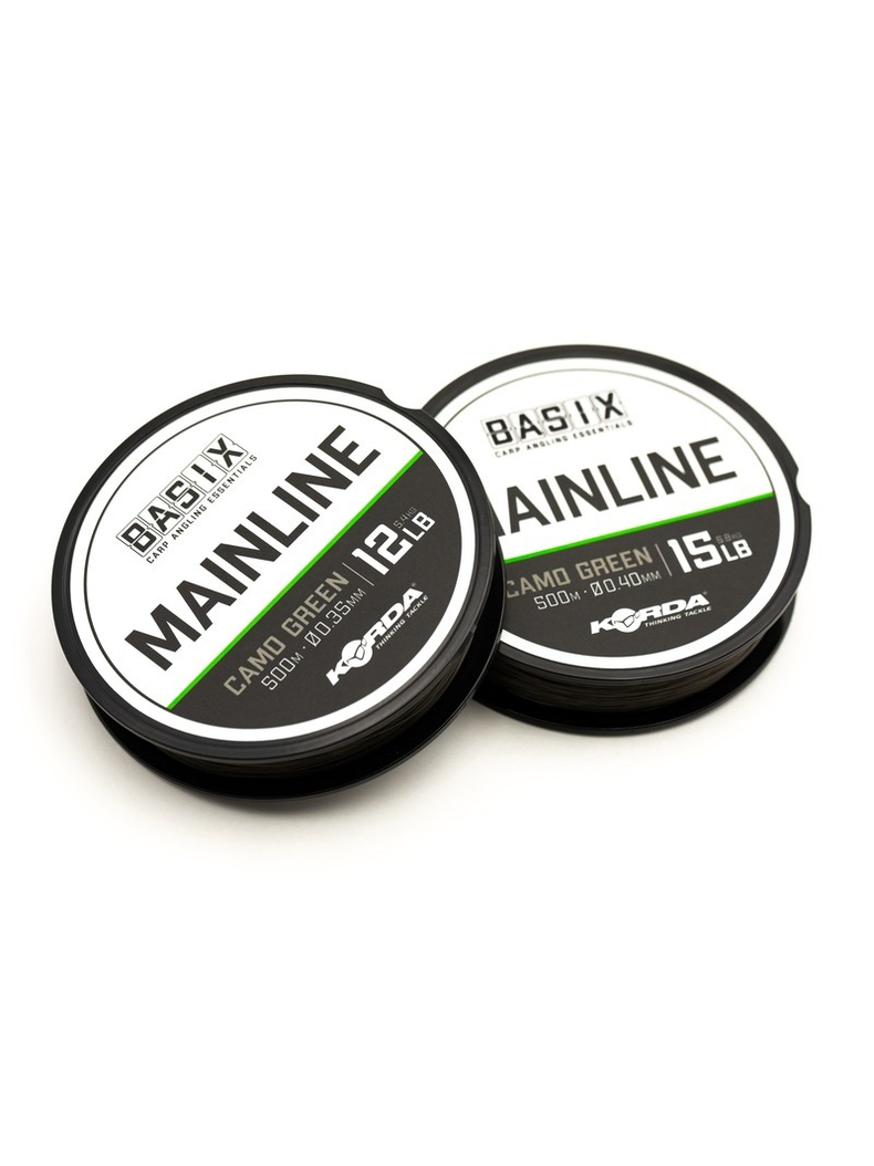 Леска KORDA BASIX Main Line 500м, Тест: 12.00 lb