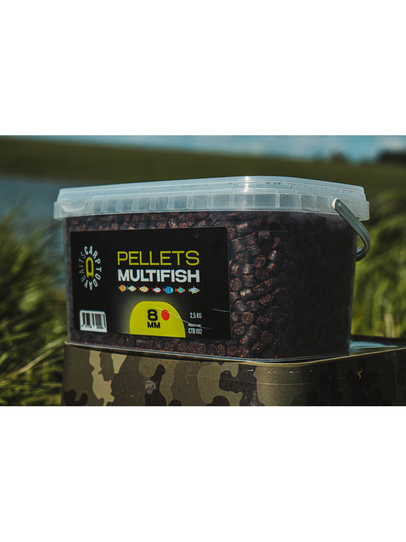 Пеллетс рыболовный Carptoday Baits MULTIFISH 2.5кг цельный, Диаметр: 8 мм, изображение 5