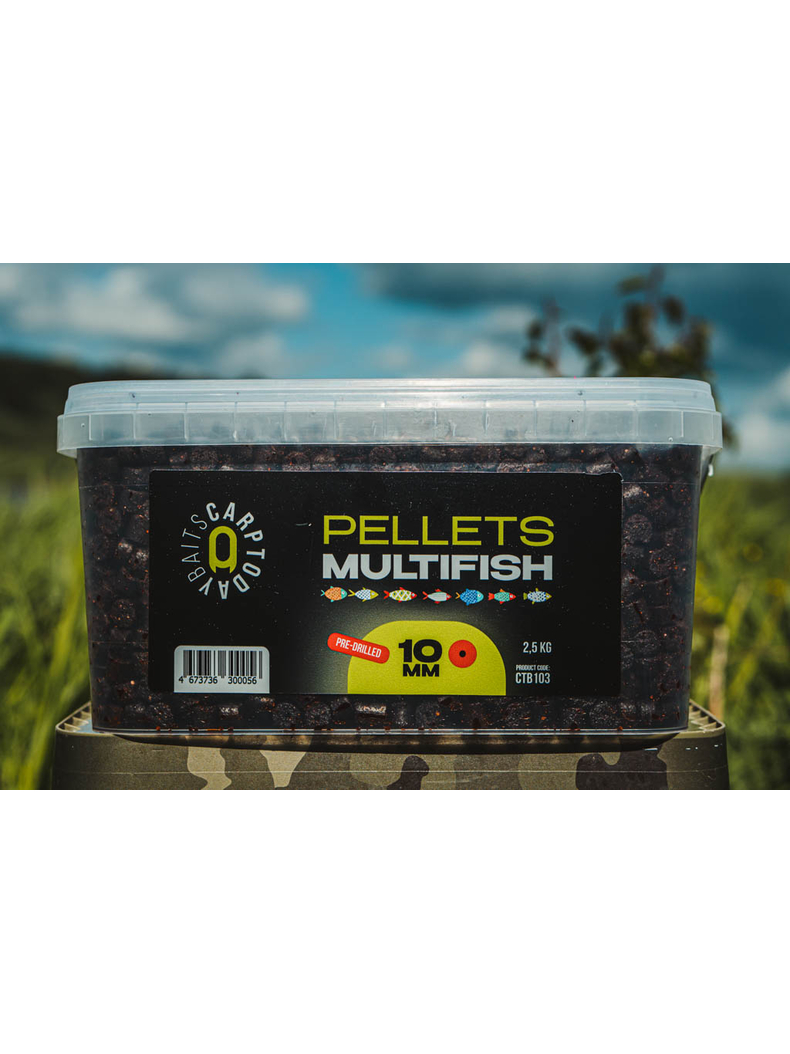 Пеллетс рыболовный Carptoday Baits MULTIFISH 2.5кг просверленный, Диаметр: 10 мм, изображение 2 Пеллетс рыболовный Carptoday Baits MULTIFISH 2.5кг просверленный, Диаметр: 10 мм, изображение 2
