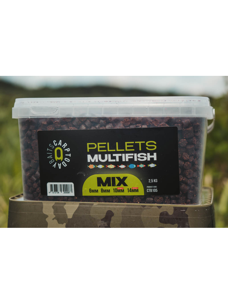 Пеллетс рыболовный Carptoday Baits MULTIFISH MIX 2.5кг, изображение 2 Пеллетс рыболовный Carptoday Baits MULTIFISH MIX 2.5кг, изображение 2