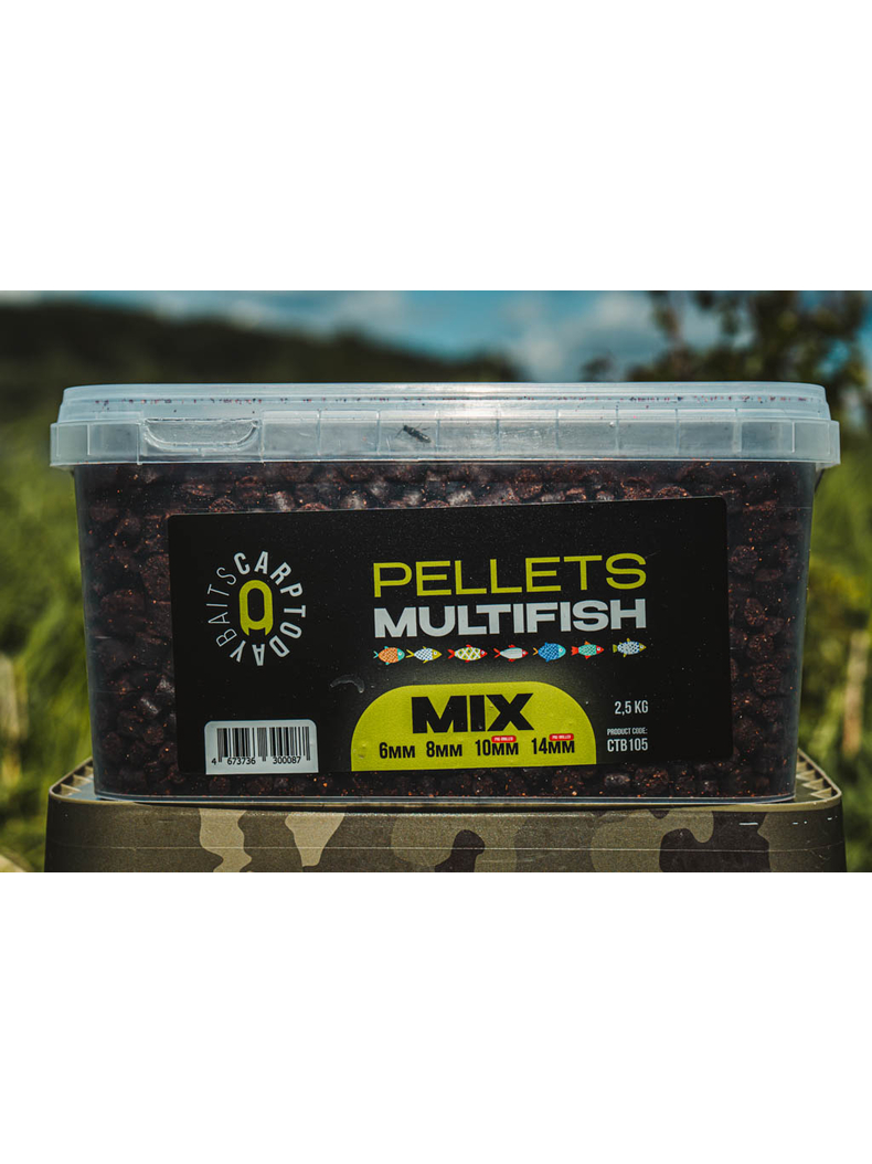 Пеллетс рыболовный Carptoday Baits MULTIFISH MIX 2.5кг, изображение 4 Пеллетс рыболовный Carptoday Baits MULTIFISH MIX 2.5кг, изображение 4