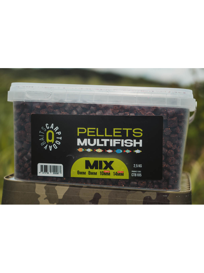 Пеллетс рыболовный Carptoday Baits MULTIFISH MIX 2.5кг, изображение 5 Пеллетс рыболовный Carptoday Baits MULTIFISH MIX 2.5кг, изображение 5